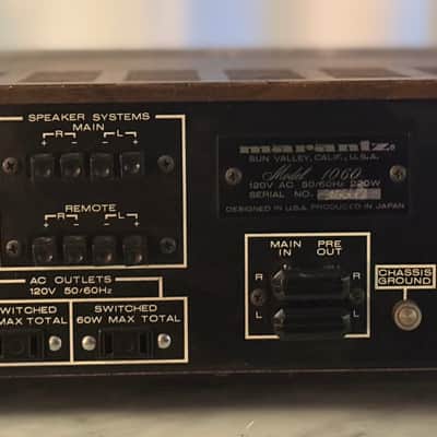 🎶✨ Marantz Model 1060 Integrated Stereo Amplifier | Selectively Serviced | Cleaned, Tested & Detailed | Classic Silver-Face Marantz image 13