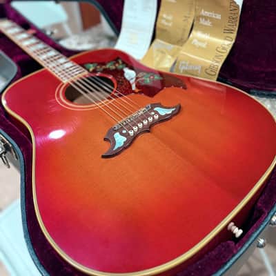 Rare Gibson Custom Shop 1960’s Dove 2012 Vintage Cherry Burst Collectors Grade image 12
