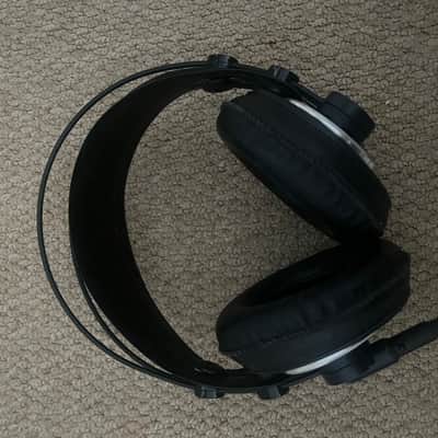 AKG K240 MKII Professional Semi-Open Back Studio Headphones 2010s - Black image 3