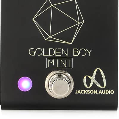 Jackson Audio Golden Boy Mini Overdrive Pedal - Black image 1