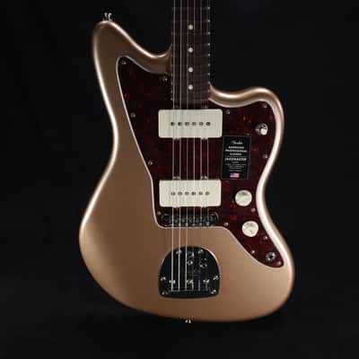 Fender American Professional Classic Jazzmaster Rosewood Fingerboard Faded Firemist Gold image 9