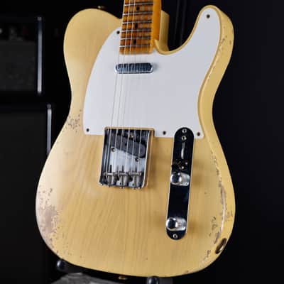 Fender Custom Shop 1954 Telecaster Super Heavy Relic Nocaster Blonde image 3