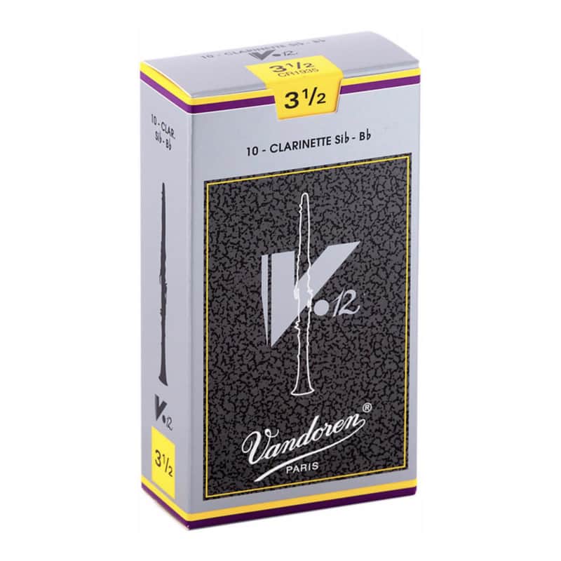 Vandoren CR1935 V12 Bb Clarinet Reed - Strength: 3.5 (10 Pack) image 1