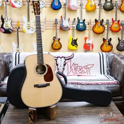 Collings D Serise Dreadnought D2H Sitka Spruce Top East Indian Rosewood Back & Sides 45 Style Snowflake Inlays Natural image 6