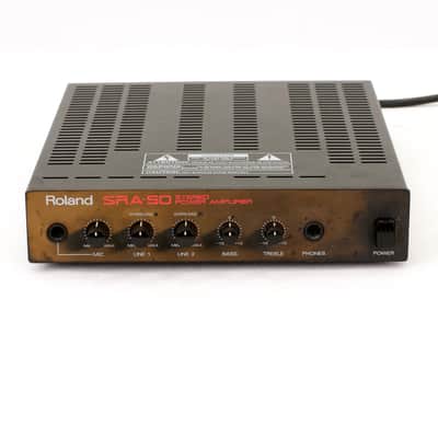 えまろん様　Roland SRA-50 ステレオパワーアンプ Roland SRA-50 Stereo Power Amplifier | Reverb