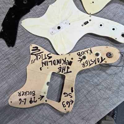 Vintage FOUR 1965 USA Harmony Silvertone Kay Electric Guitar Pickguards Luthier Parts #2 image 2