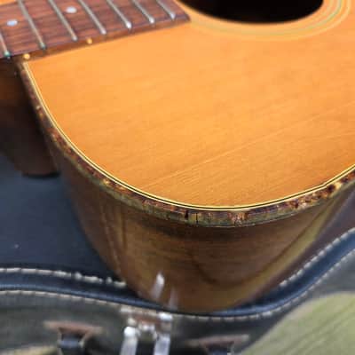 Vintage 1970's Gibson J-50 Deluxe Acoustic Guitar Project w/ Softshell Case! image 9