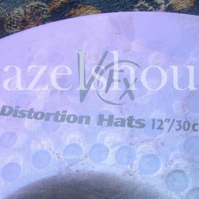 RARE Sabian Tony Verderosa VFX 12" DISTORTION HATS! 706 & 1272 Gs image 14