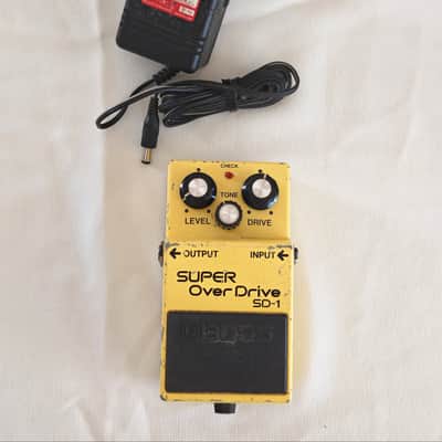 Boss SD-1 Super OverDrive (Silver Label) 1997 - Present - Yellow image 2
