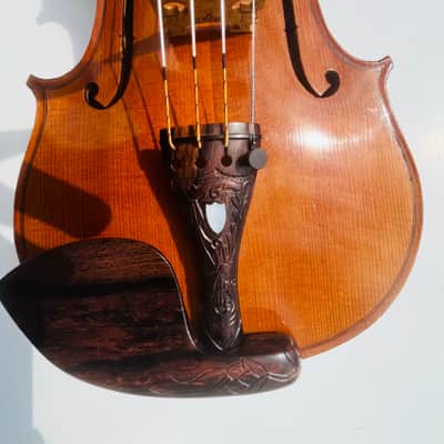 MÉDAILLE ET D'ARGENT aux Expositions de 1844 - 1849 BERNADEL Luthier elve de Lupot Rue Crox des Fetis Champs 21 A Paris Banmandel (French Violin PARIS) image 3