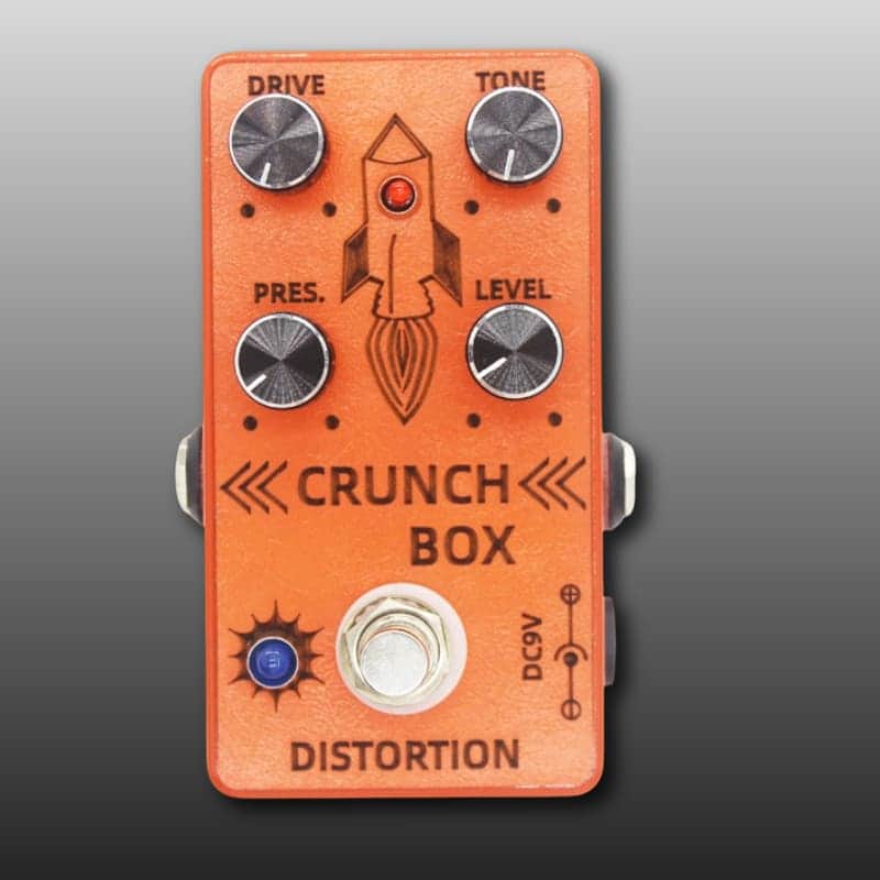 Handcrafted British-Style Crunch Distortion Pedal with Presence Control image 1