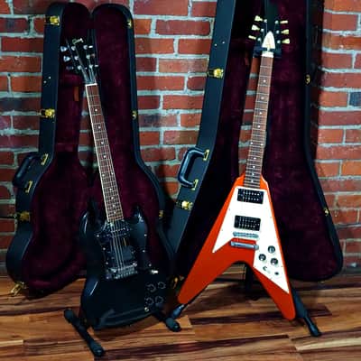 Gibson Custom Shop Judas Priest Flying V & SG 2005 Sparkling Burgandy & Ebony #22 of 30 image 4