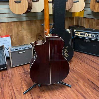 Washburn AG70CE Apprentice Series Acoustic Electric Guitar 2022 - Natural Gloss w/hard case. New! image 9