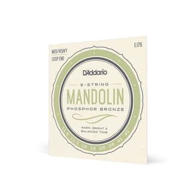 D'Addario 11.5-41 Medium/Heavy Phosphor Bronze 8 String Mandolin Strings - EJ75 image 2