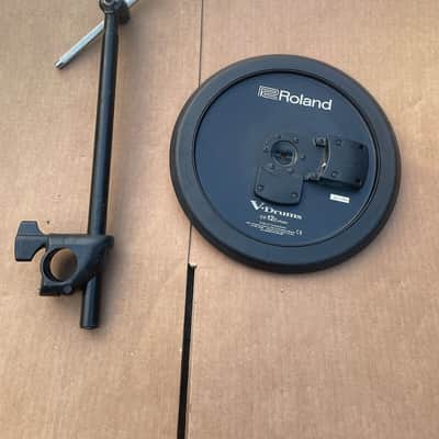 Roland CY-12C-BK Dual-Trigger Cymbal Crash Cymbal Black 12 cy12c - BLACK BOTTOM image 2