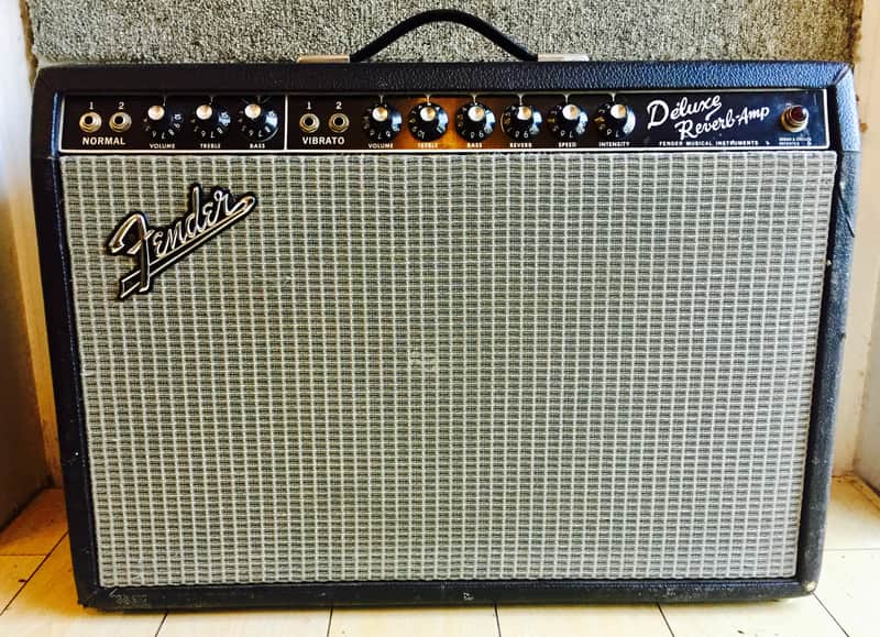 (Pete Anderson) 1965 Fender Blackface Deluxe (Heavily Modded) image 1