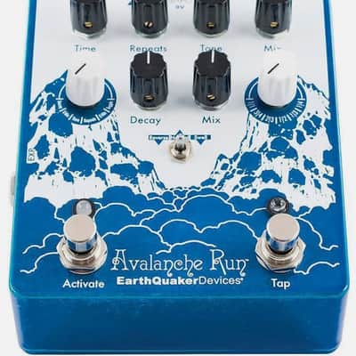 EarthQuaker Devices Avalanche Run V2 Delay Reverb Guitar Effects Pedal image 3