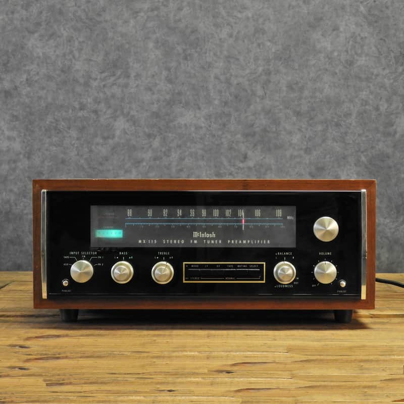 McIntosh MX115 Solid State Tuner Preamplifier 1972-1974 - Walnut cover image 1