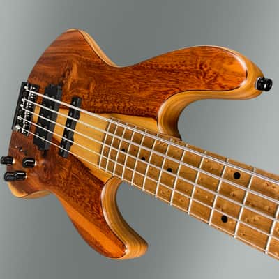 Sadowsky 2022 Limited Edition MetroLine 5-String 21-Fret MM Bass Natural Transparent Satin image 5