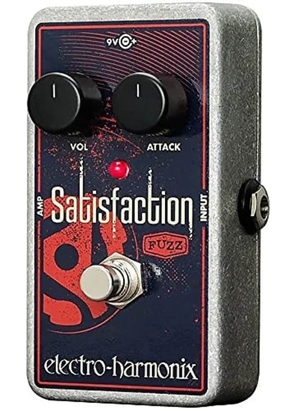 Electro-Harmonix Satisfaction Fuzz 2014 - Present - Blue / Red image 1