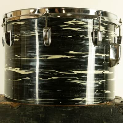1970s Ludwig 10x15 Oyster Black Pearl Tom image 6