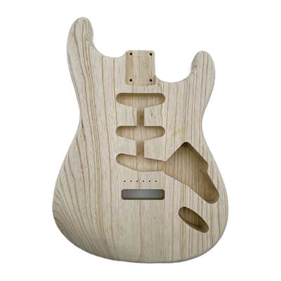 Hosco Stratocaster Style 3 Piece Swamp Ash Body Sanded No Finish