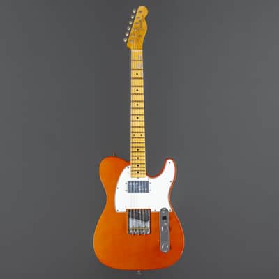 Fender Postmodern Telecaster Journeyman Faded Aged Candy Tangerine - Custom Electric Guitar image 2