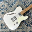 Fender Cabronita Telecaster Thinline, White Blonde *Upgraded w TV Jones