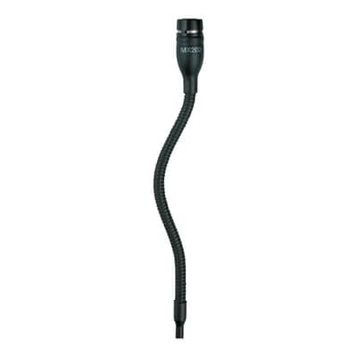 Shure MX202P MicroFlex Overhead Condenser Mic with Plate-Mount Preamp Regular Black Cardioid image 4
