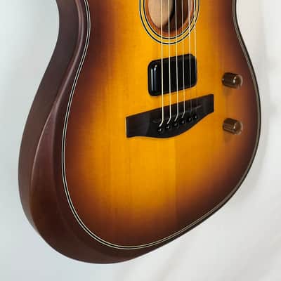 Fender Acoustasonic Standard Telecaster, Honey Burst image 5