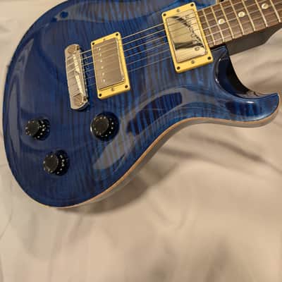 PRS Custom 22 2008 - Whale Blue 10 Top image 8