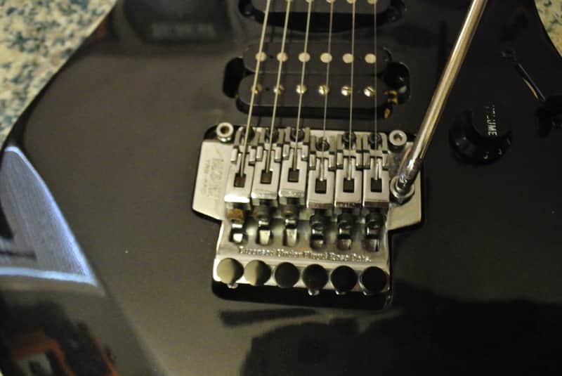 Mid-90s Black Yamaha RGX 421D FR Tremolo Super Strat HSH