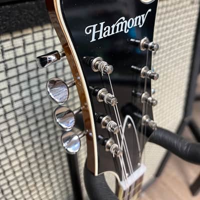 Harmony H-35 “Batwing” Electric Acoustic Mandolin 1972 - Sunburst image 5