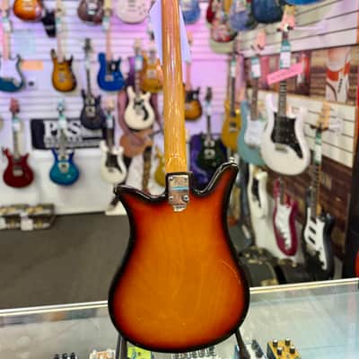 Teisco Shark Fin Bass Made In Japan, Burst Vintage '60s- Pre Owned image 10