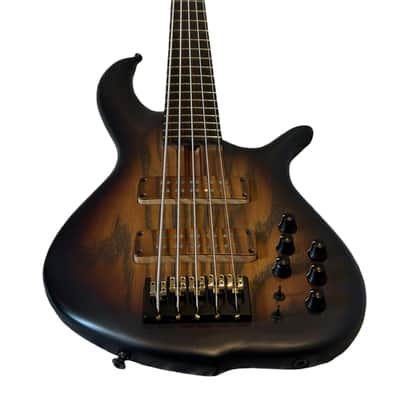 F Bass BN5 DELUXE 2020 - MATTE VARNISH - ANTIQUE BROWN BURST / BLACK GRAIN ENHANCE image 1