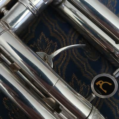 Beautiful Antoine Courtois Paris C Trumpet with Courtois Case and Courtois Mouthpiece image 18