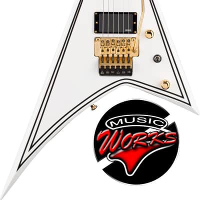 JACKSON - RANDY Rhoads RR24MG MJ Series - White with Black Pinstripes 2904001876 image 2
