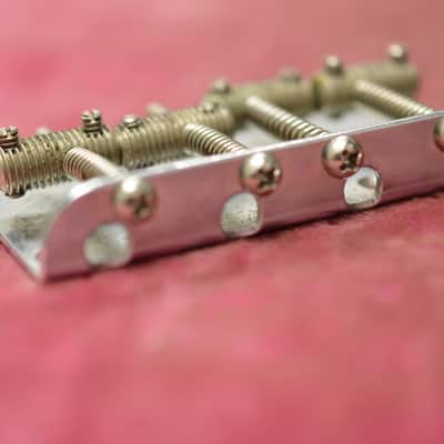 Vintage Pre-CBS Fender Bass Bridge Plate - Precision Jazz - Saddles, 1950's 1960's,  100% original Pre-CBS part! image 12