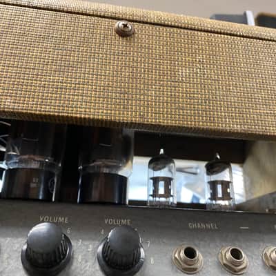 1960's Carvin Model 12 - 25 Watt Tube Amp With 12"/8" Cab image 3
