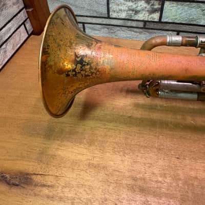 Antoine Courtois Brevete Trumpet Natural Relic with Case image 24