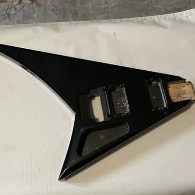 2007 MIJ Jackson RR3 RR Rhoads V Black Guitar Body Floyd Tremolo Ready