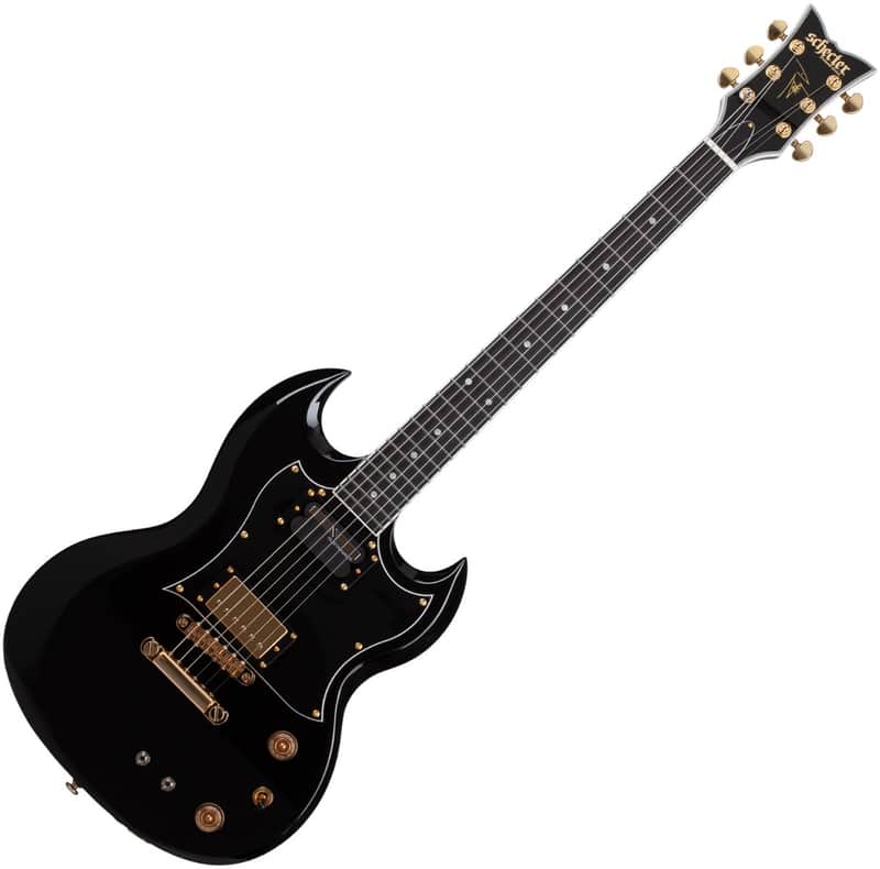 Schecter ZV-H6LLYW66D-S guitar in Gloss Black