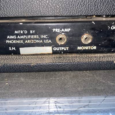 Aims VT-100 6550 Vintage Tube Amplifier Head Serviced & Ready VIDEO image 8