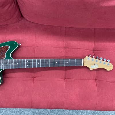 Jet Guitars JJ-350 Offset Electric Guitar - Green image 7