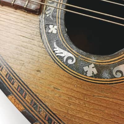 Italian handcrafted mandolin 1920 natural image 12