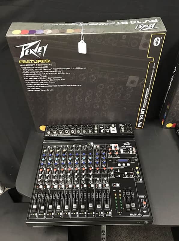Peavey PV 14 BT - 14 Channel Mixer with Bluetooth and Effects (PV14BT) -open **mega clean!! - best deal around! image 1