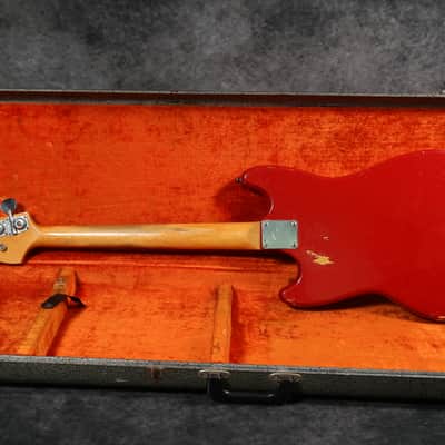1967 Fender Mustang Bass - Dakota Red - OHSC image 4