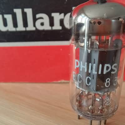 Superb 1970 NOS MULLARD Blackburn ecc83 12ax7 UK I63 Valvo label, extra strong, Orange Hiwatt Marshall Vox image 5