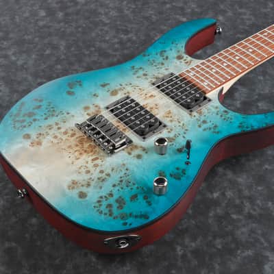 Ibanez RG421PB-CHF RG Series Electric Guitar Caribbean Shoreline Flat with Free Setup image 1