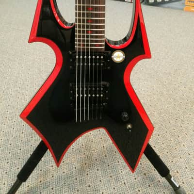 B.C. Rich MK3-WB7-BKDV Warbeast 7-String Black with Red Bevels